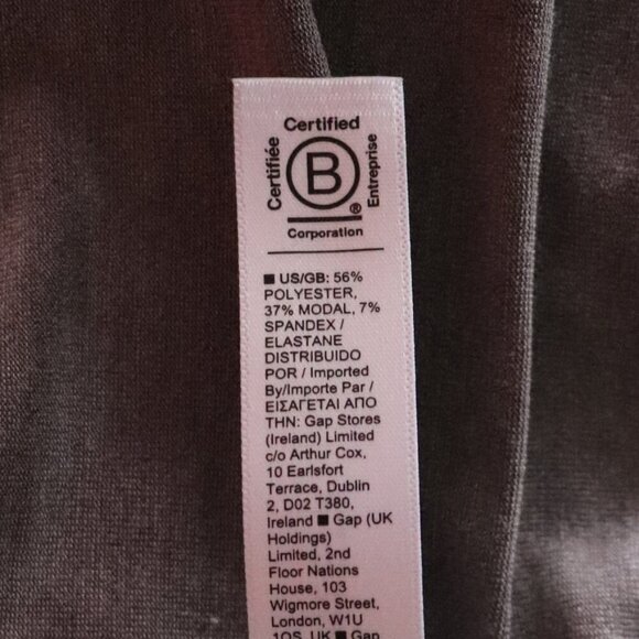 Athleta Women's Sz Lrg Brown Vital 2.0 Sleeveless Active Stretch Crew Tank Top - Picture 10 of 12